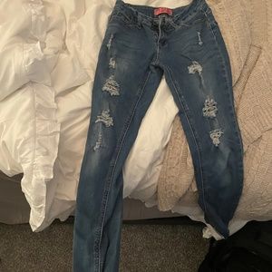 Wax Skinny Jeans Size 0 Butt Lifting